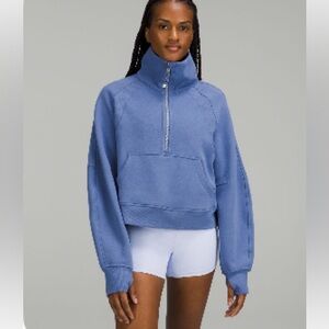 LIMITED EDITION COLOR!!! Lululemon Scuba Oversized Funnel Neck Half Zip